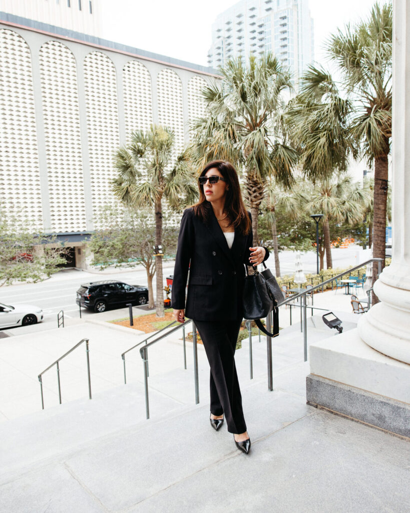 Attorney Nicole N. Sanchez in downtown Tampa.