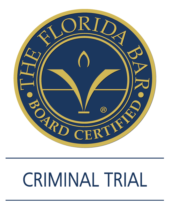 The Florida Bar Board Certified in Criminal Trial Law logo